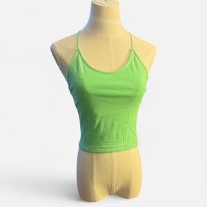 American Eagle Outfitters Bright Green Crop Top